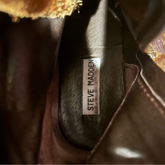 Steve Madden Combat Boots in Brown - Picture 7 of 9